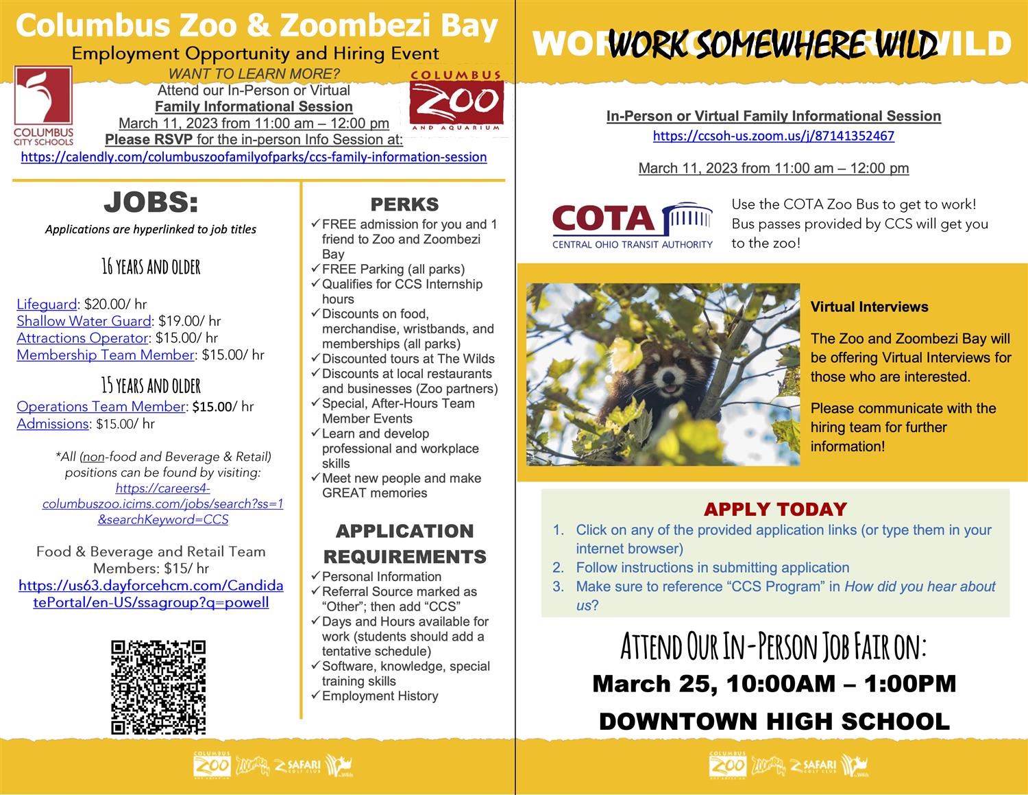 Zoo flyer